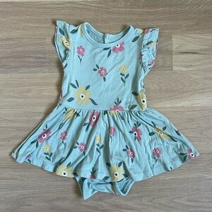 6-12m Kyte Buttercup Twirl Bodysuit Dress